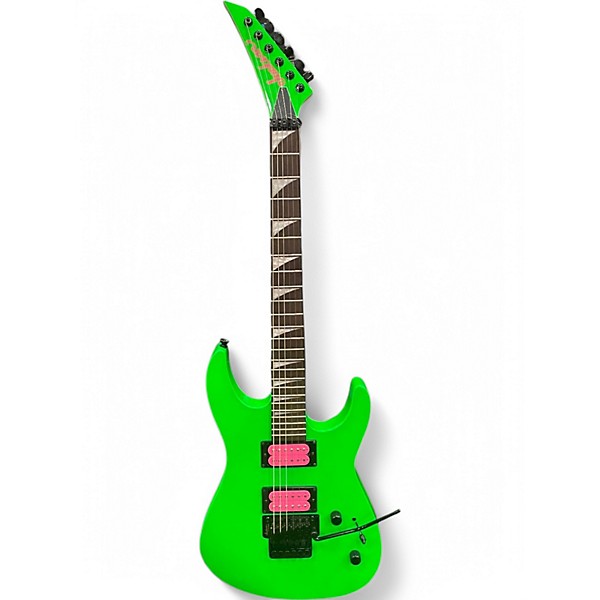 Used Jackson DK2XR Neon Green Solid Body Electric Guitar