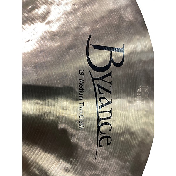 Used MEINL 19in Byzance Medium Thin Crash Brilliant Cymbal