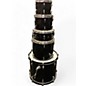 Used Pearl 5 Piece Roadshow Black Drum Kit thumbnail