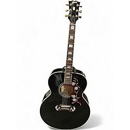 Used Gibson Elvis SJ-200 Black Acoustic Electric Guitar