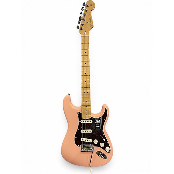 Used 2019 Fender Player Stratocaster Shell Pink Solid Body Electric Guitar