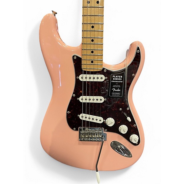 Used 2019 Fender Player Stratocaster Shell Pink Solid Body Electric Guitar