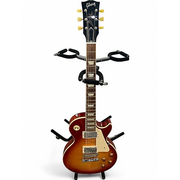 Used 2011 Gibson Les Paul Classic Plus Heritage Cherry Solid Body Electric Guitar