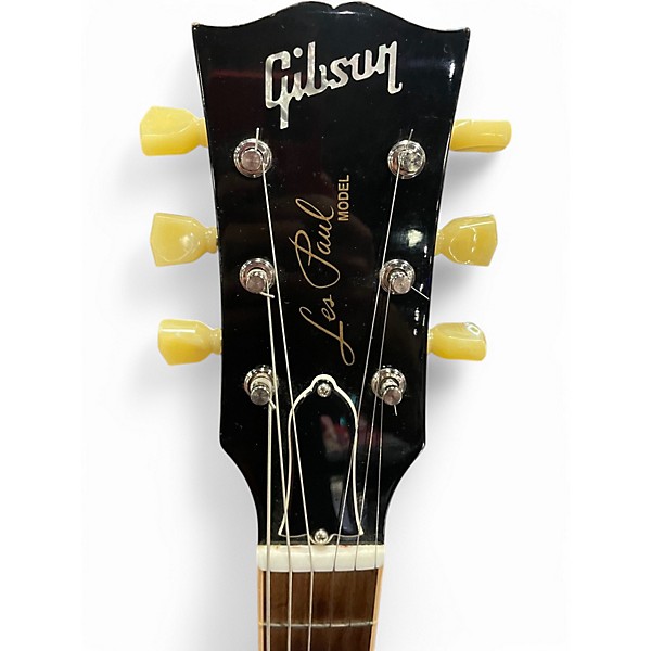 Used 2011 Gibson Les Paul Classic Plus Heritage Cherry Solid Body Electric Guitar