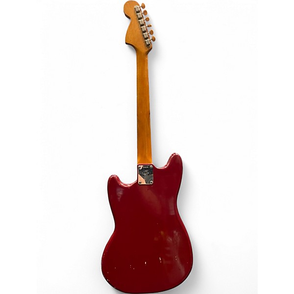 Vintage 1965 Fender Musicmaster 2 Red Solid Body Electric Guitar
