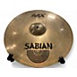 Used SABIAN 17in aax studio crash Cymbal