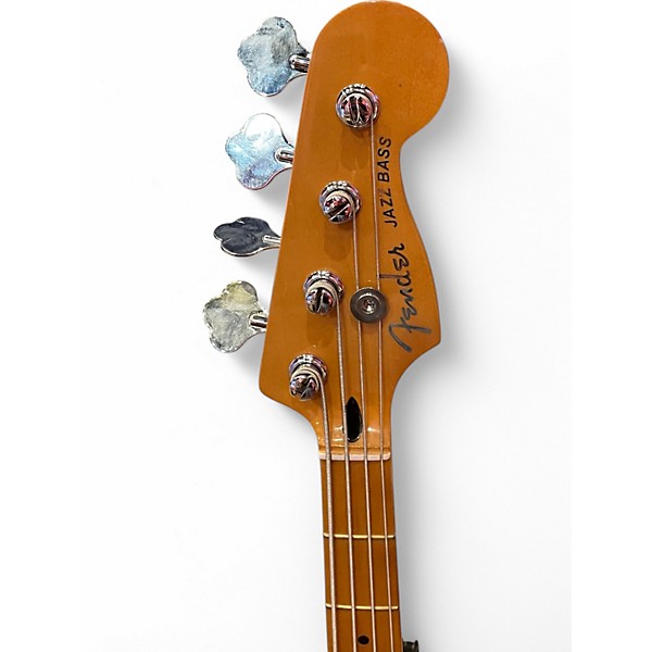 Used Fender Player Plus Active Jazz Bass Olympic Pearl Electric Bass Guitar