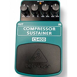 Used Behringer CS400 Compressor Sustainer Effect Pedal