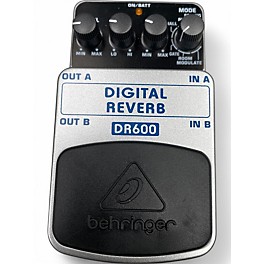 Used Behringer DR600 Digital Stereo Reverb Effect Pedal