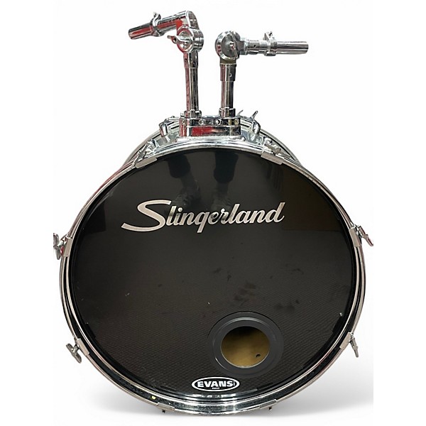 Used Slingerland 4 Piece 4 Piece Chrome Drum Kit