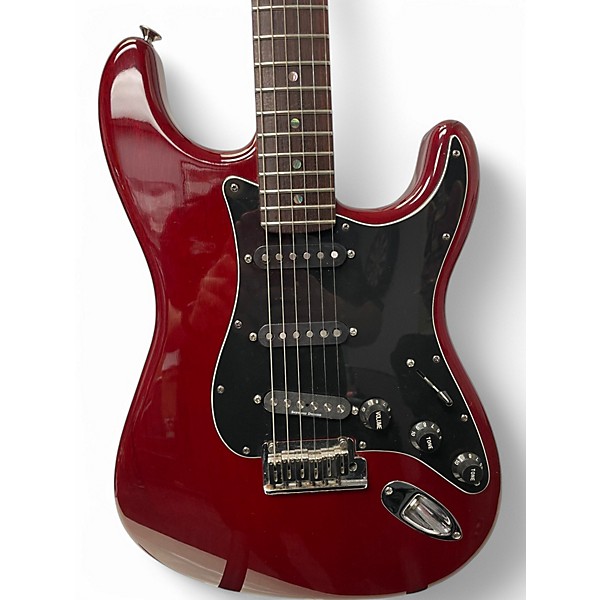 Used Fender American Select Stratocaster Red Solid Body Electric Guitar