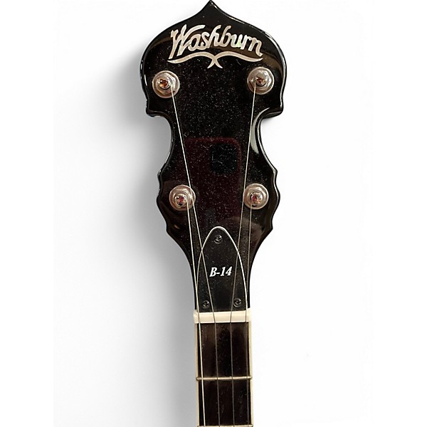 Used Washburn B14 Black Banjo