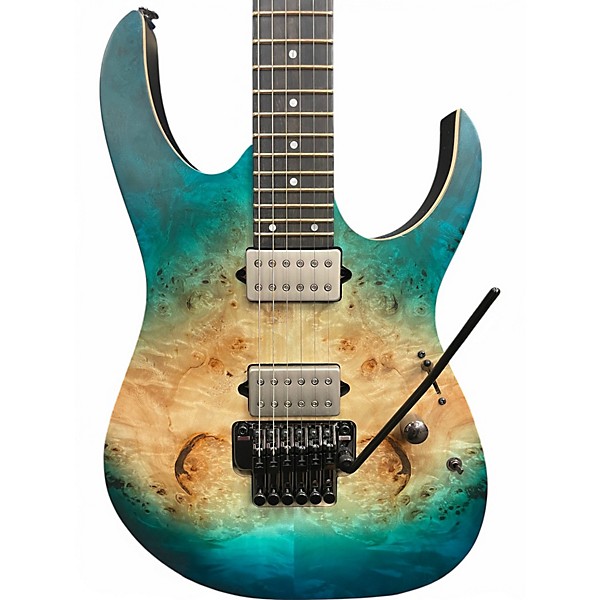 Used Ibanez RG1120PBZ Premium Caribbean Isle Solid Body Electric Guitar