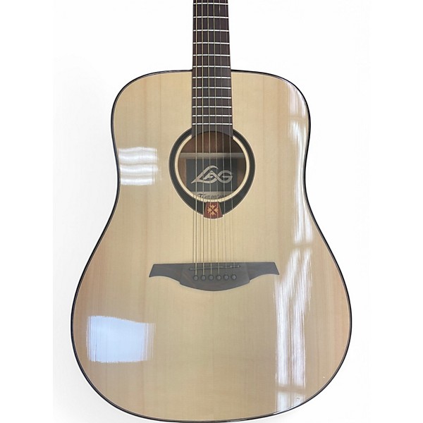 Used Lag Guitars T80D Natural Acoustic Guitar