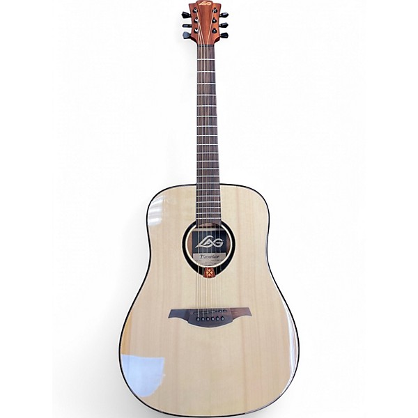 Used Lag Guitars T80D Natural Acoustic Guitar