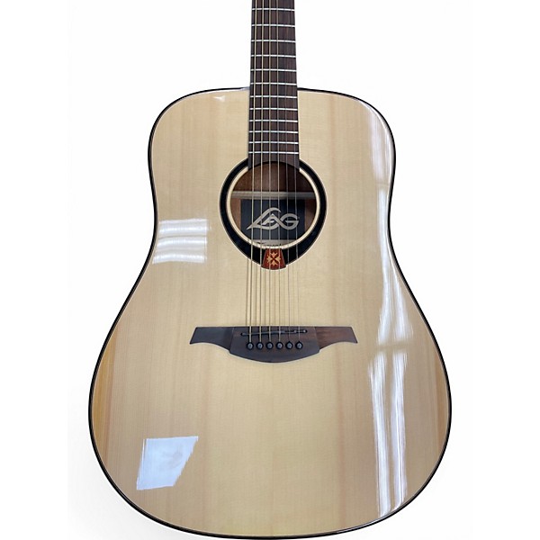 Used Lag Guitars T80D Natural Acoustic Guitar