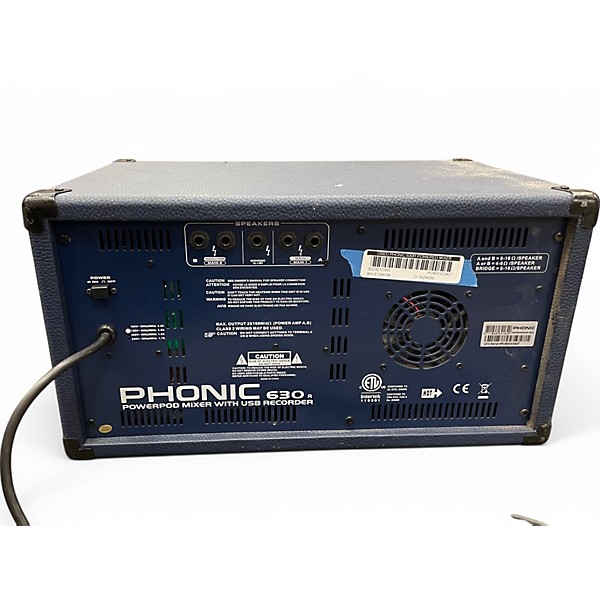 Used Phonic 630R Powered Mixer
