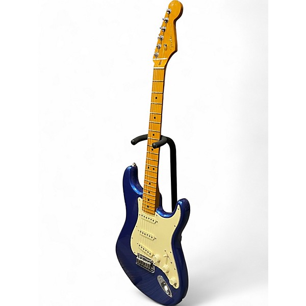 Used Fender American Ultra Stratocaster Cobra Blue Solid Body Electric Guitar