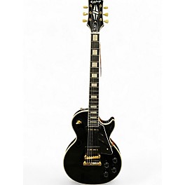 Used Epiphone Les Paul Custom Black Solid Body Electric Guitar