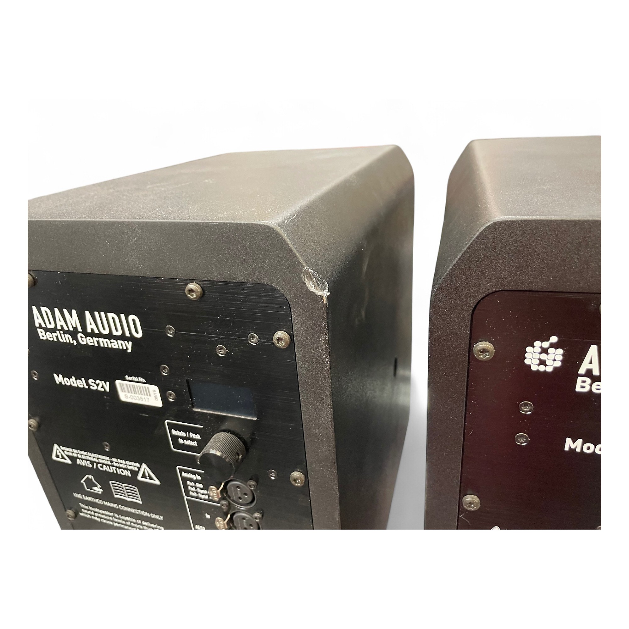Used ADAM Audio Used ADAM Audio S2V pair Powered Monitor Used ADAM Audio Used ADAM Audio S2V pair Powered Monitor