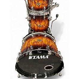 Used 2024 TAMA 5 Piece Starclassic molten brown burst Drum Kit