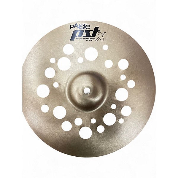Used Paiste 12in pstx splash stack Cymbal