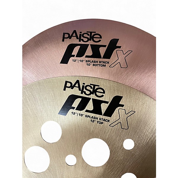 Used Paiste 12in pstx splash stack Cymbal