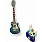 Used Epiphone Les Paul Traditional Pro IV blueberry burst Solid Body Electric Guitar thumbnail