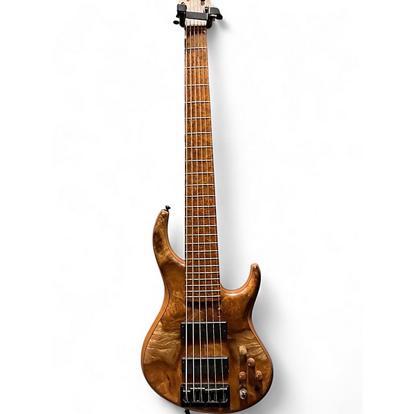Used MTD USA 635-24 Natural Electric Bass Guitar