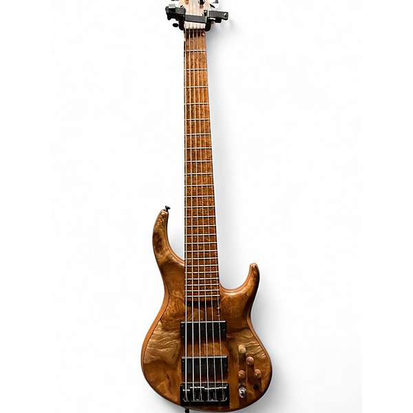 Used MTD USA 635-24 Natural Electric Bass Guitar
