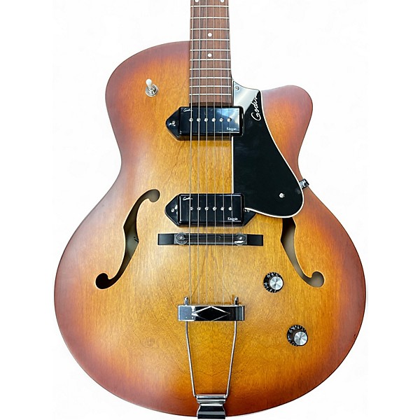 Used Godin 5th Avenue Kingpin II cognac burst Hollow Body Electric Guitar
