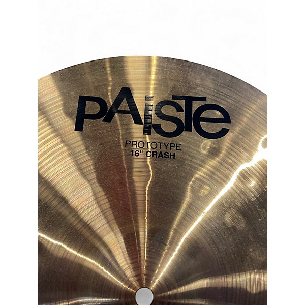 Used Paiste 16in PROTOTYPE CRASH Cymbal