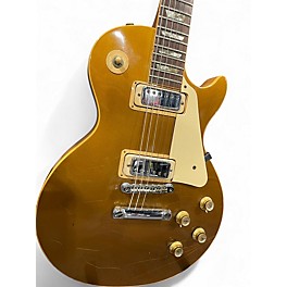 Vintage 1970s Gibson Les Paul Deluxe Gold Top Solid Body Electric Guitar
