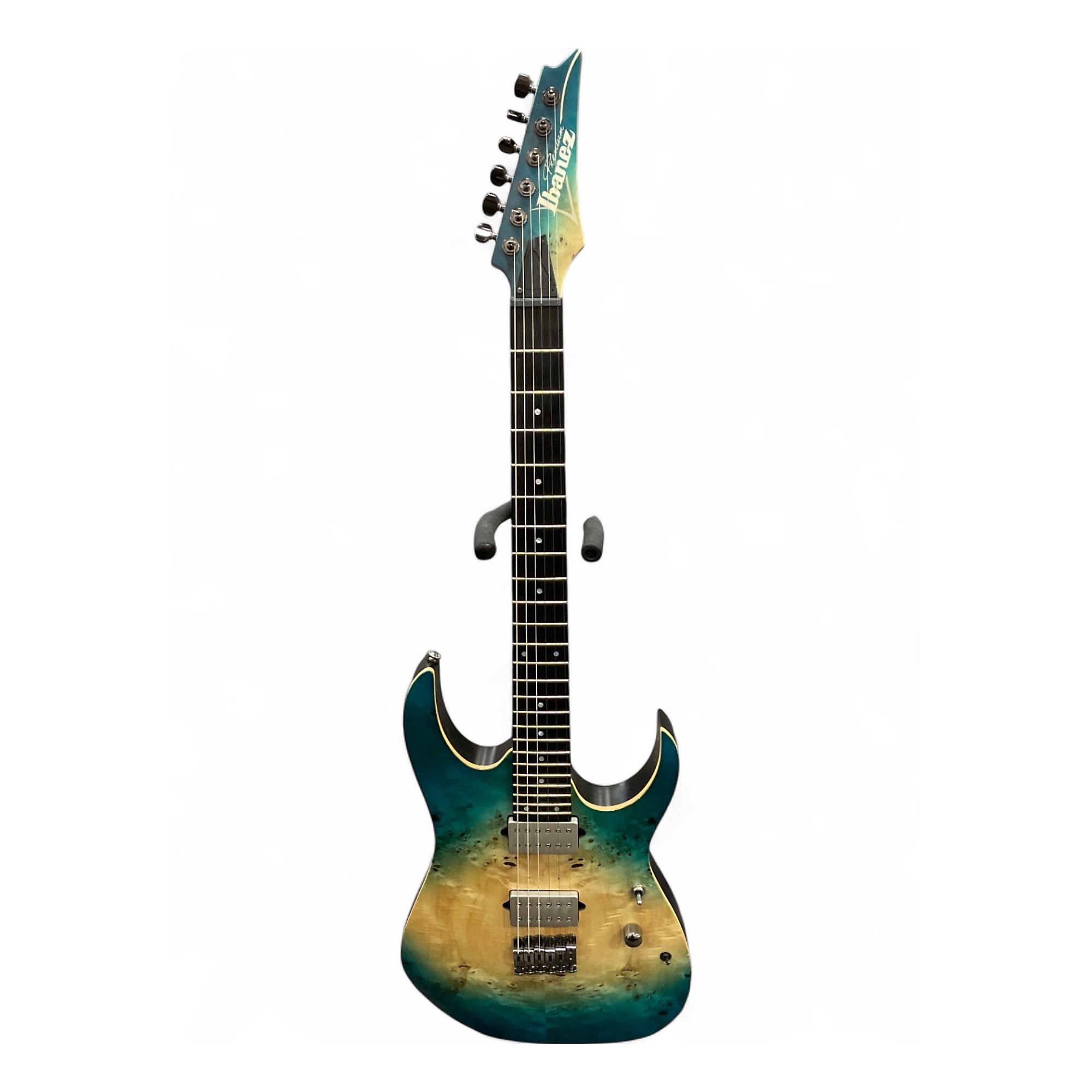 Used Ibanez Used Ibanez RG1121PB Natural to Blue Fade Solid Used Ibanez Used Ibanez RG1121PB Natural to Blue Fade Solid