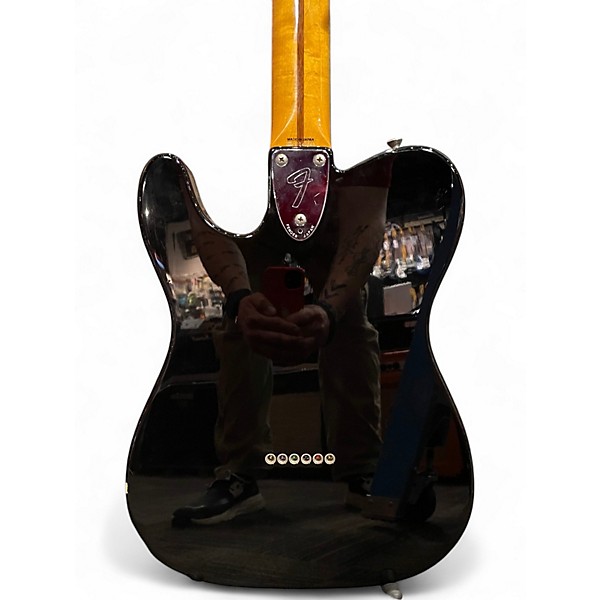 Used 2010s Fender Telecaster TC72 FUTOSHI ABE Black Solid Body Electric Guitar