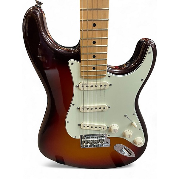 Used Fender American Deluxe Stratocaster Plus MYSTIC 3-COLOR SUNBURST Solid Body Electric Guitar
