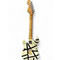 Used EVH Striped Series '78 Eruption White with Black Stripes Solid Body Electric Guitar