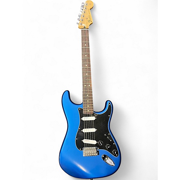 Used Fender FSR Standard Stratocaster satin blue Solid Body Electric Guitar,Specials : American Fashion Style Bags On Sale