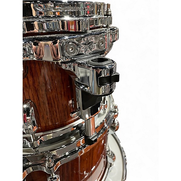 Used 2021 TAMA 4 Piece Star Walnut Cinnamon Chestnut Drum Kit