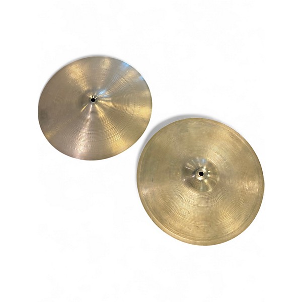 Used Zildjian 14in Vintage Hi Hat Pair Cymbal