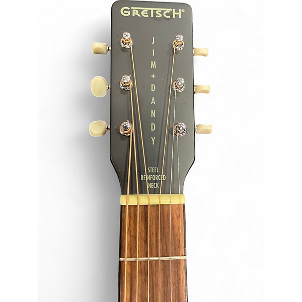 Used Gretsch Guitars JIM DANDY DELTOLUXE BLACK Acoustic Electric Guitar