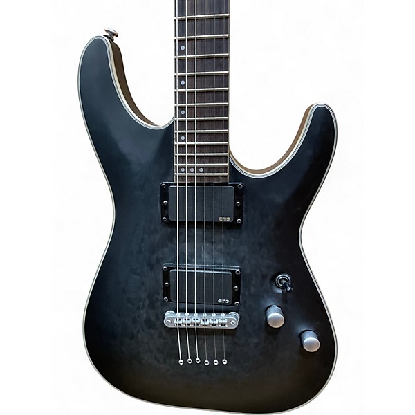 Used Schecter Guitar Research C1 Platinum Black Solid Body Electric Guitar
