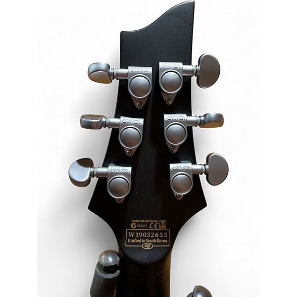 Used Schecter Guitar Research C1 Platinum Black Solid Body Electric Guitar