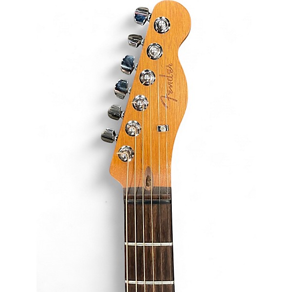 Used Fender Acoustasonic Player Telecaster BRUSHED BLACK Acoustic Electric Guitar