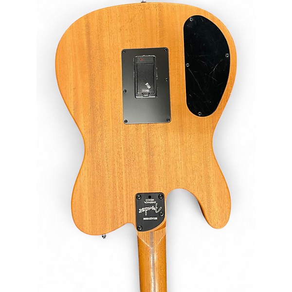 Used Fender Acoustasonic Player Telecaster BRUSHED BLACK Acoustic Electric Guitar