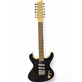 Used Danelectro 12 STRING 3 PICKUP Black Solid Body Electric Guitar