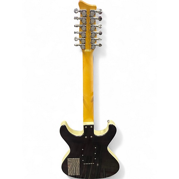 Used Danelectro 12 STRING 3 PICKUP Black Solid Body Electric Guitar