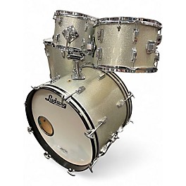 Vintage 1960s Ludwig 4 Piece Keystone TEAL Drum Kit