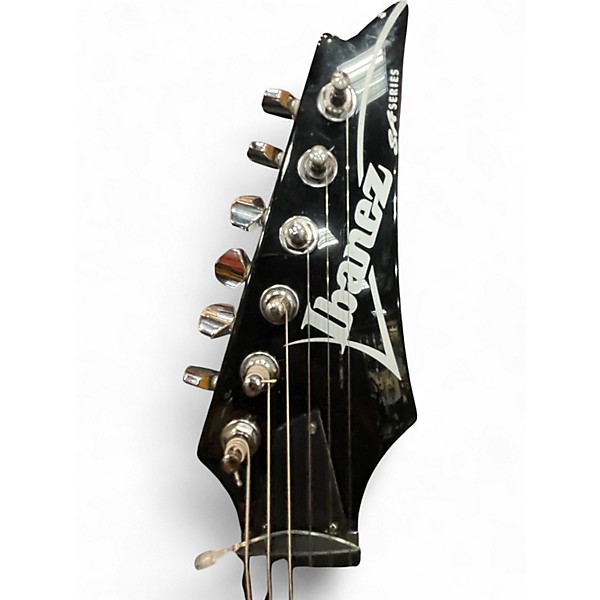 Used 2000s Ibanez SA160 Black Solid Body Electric Guitar