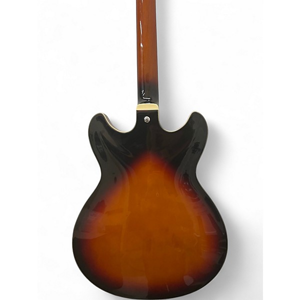 Used 2008 Ibanez AS73 2 Tone Sunburst Hollow Body Electric Guitar